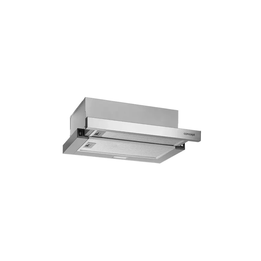 Concept OPV3150 - Ulosvedettävä liesituuletin 49,5 cm, ruostumaton teräs