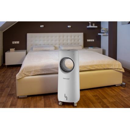 Concept OV5220 - Monitoiminen siirrettävä ilmanviilennin 4-in-1 5 l 80W/230V valkoinen + kaukosäädin