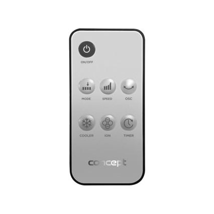 Concept OV5220 - Monitoiminen siirrettävä ilmanviilennin 4-in-1 5 l 80W/230V valkoinen + kaukosäädin