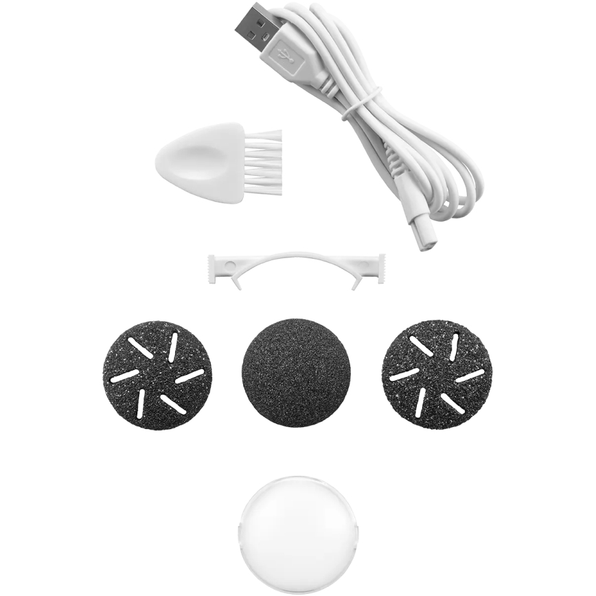 Concept PN3020 - Sähköinen kovettumienpoistaja PERFECT SKIN 5 V 1200 mAh IPX6 musta/ruusukulta