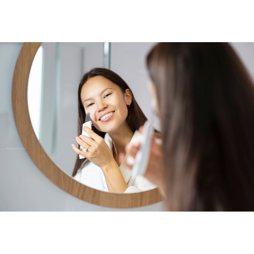 Concept PO2030 - Kosmeettinen ultraäänislastalla PERFECT SKIN 2,5W/5V USB 600 mAh valkoinen