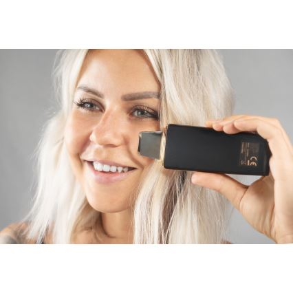 Concept PO2060 - Kosmeettinen ultraäänislastalla PERFECT SKIN 3,5W/5V USB 500 mAh IPX6 musta