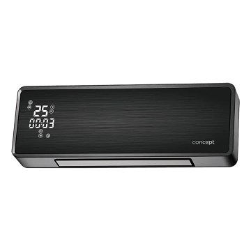 Concept QH4001 - Sähkölämmitin 1000/2000W IP22 musta + kaukosäädin