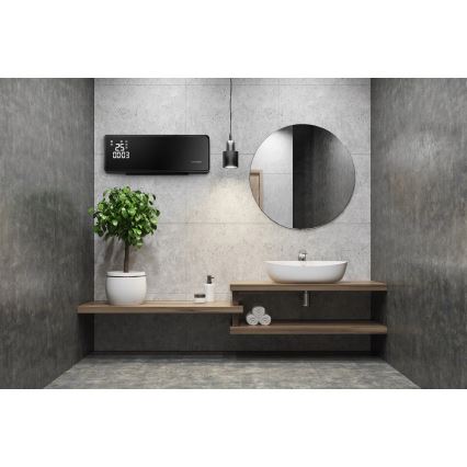 Concept QH4001 - Sähkölämmitin 1000/2000W IP22 musta + kaukosäädin