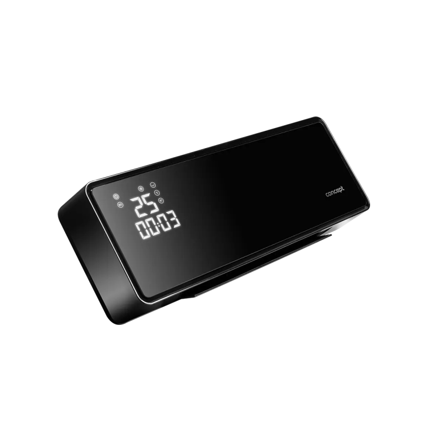 Concept QH4001 - Sähkölämmitin 1000/2000W IP22 musta + kaukosäädin