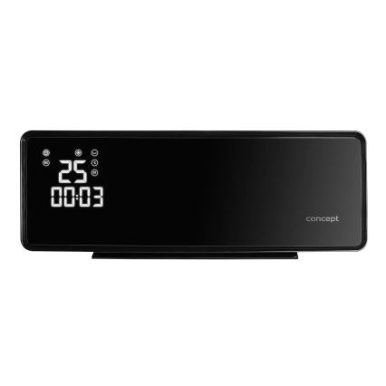 Concept QH4001 - Sähkölämmitin 1000/2000W IP22 musta + kaukosäädin