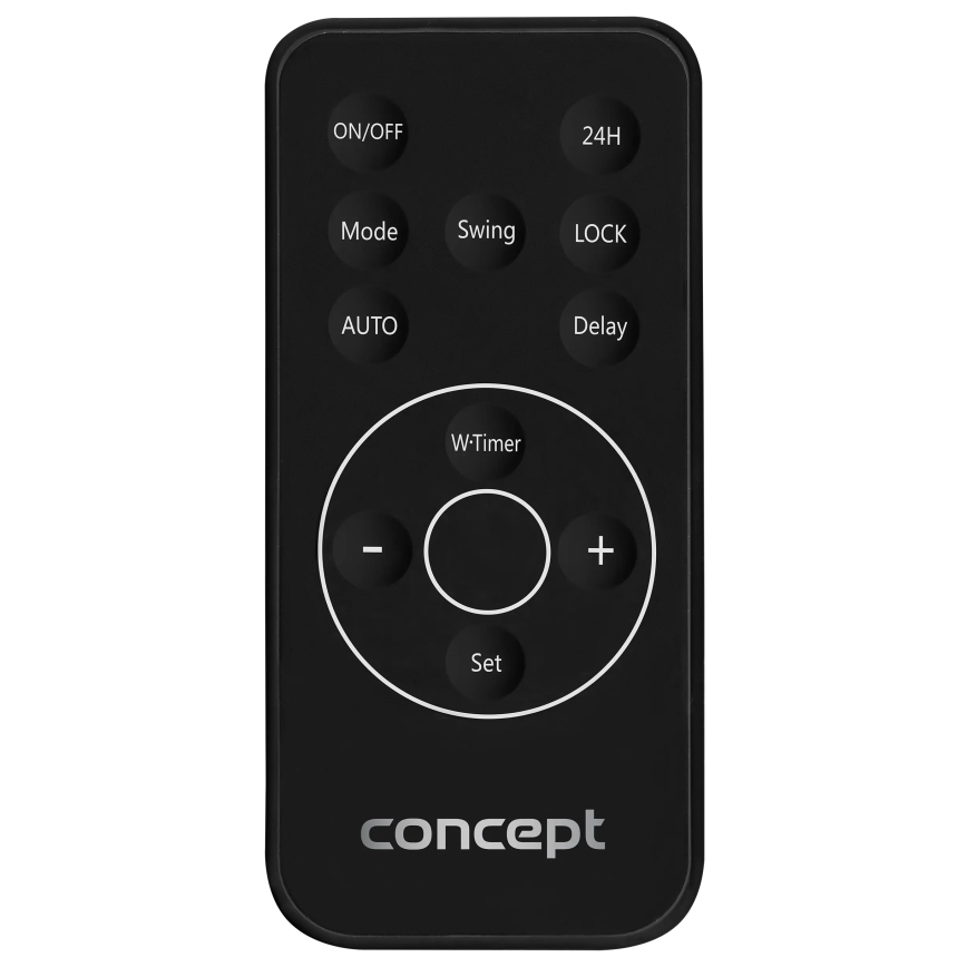 Concept QH4001 - Sähkölämmitin 1000/2000W IP22 musta + kaukosäädin