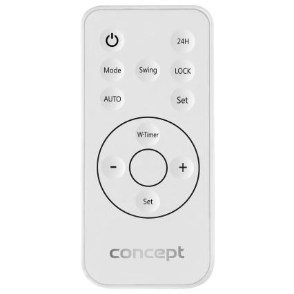Concept QH4100 - Sähkölämmitin 1000/2000 W Wi-Fi IP22 harmaa + kaukosäädin