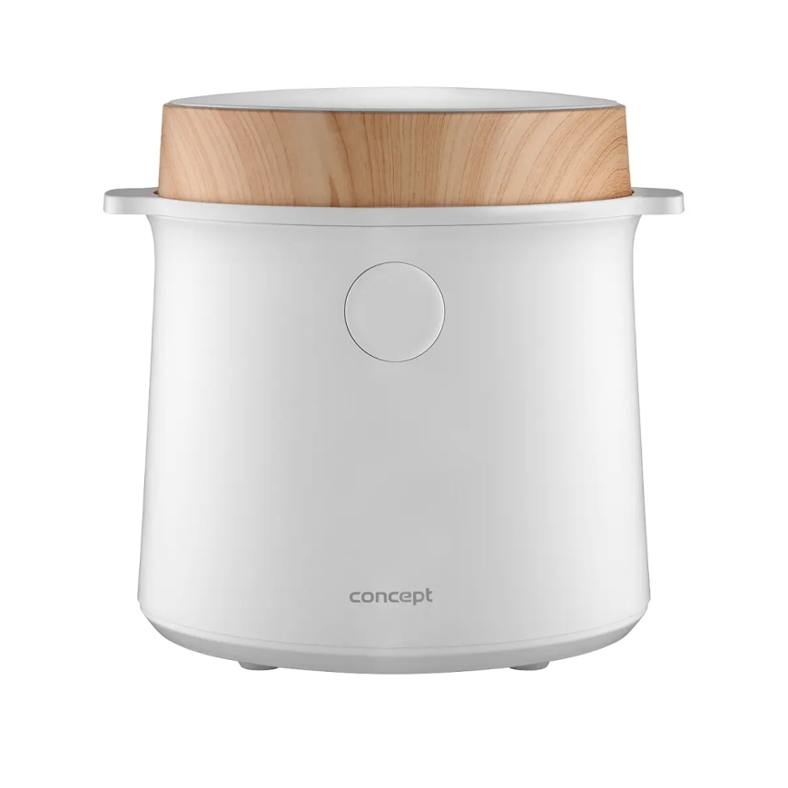 Concept RE3030 - Digitaalinen riisikeitin 2-in-1 380W/230V 1,5 l valkoinen/puukuvio
