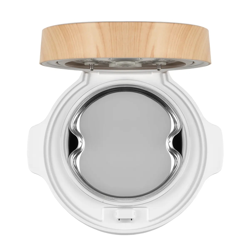 Concept RE3030 - Digitaalinen riisikeitin 2-in-1 380W/230V 1,5 l valkoinen/puukuvio