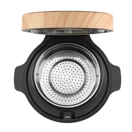 Concept RE4040 - Digitaalinen 2-in-1 riisikeitin 450W/230V 2 l musta/puukuvio