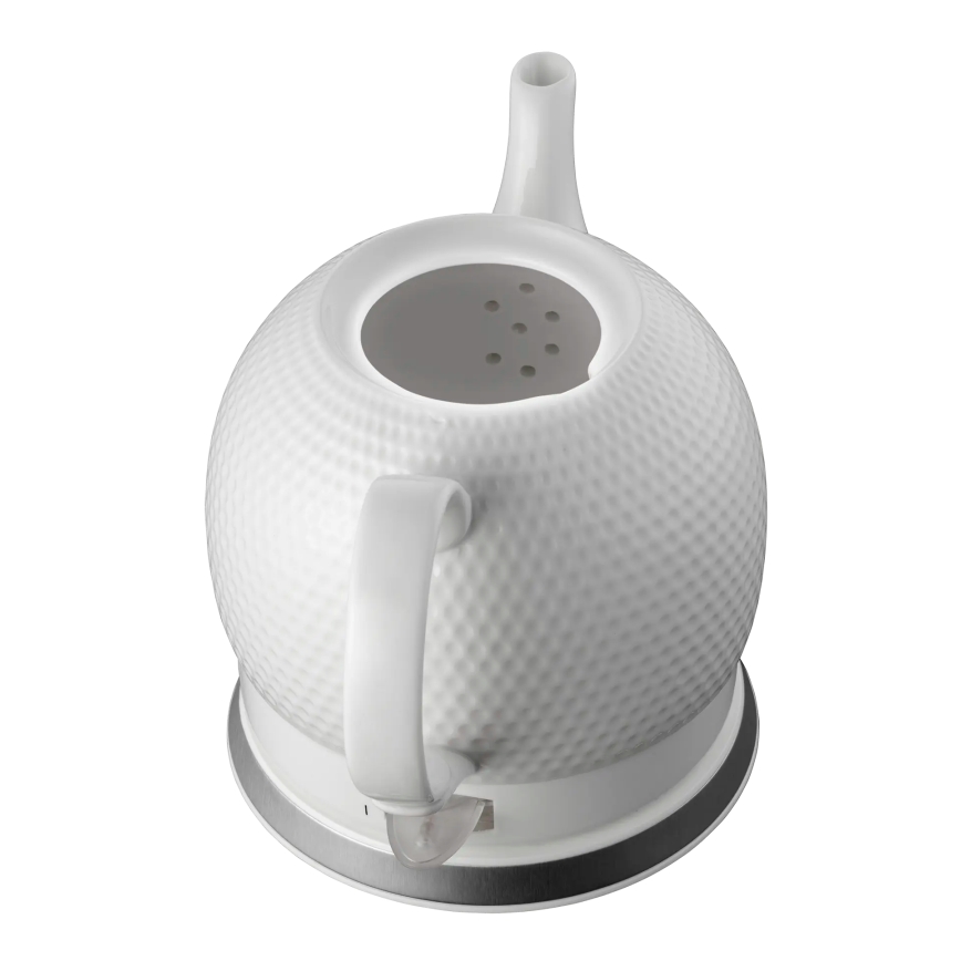 Concept RK0050 - Nopea vedenkeitin 1,2 l 1000 W/230 V valkoinen/keramiikka