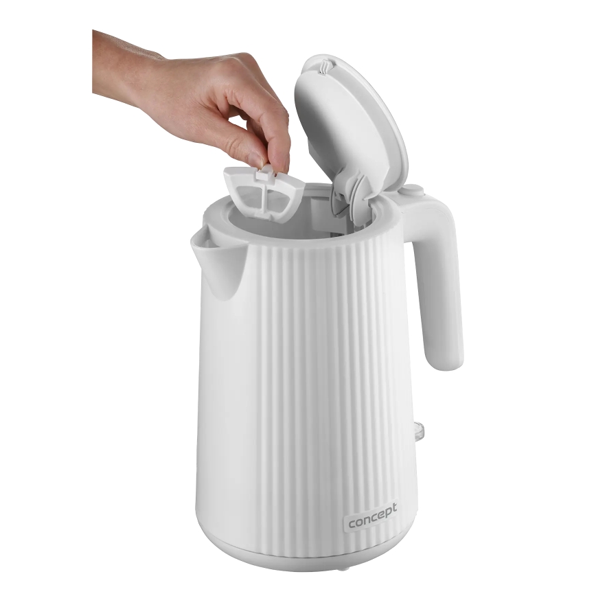 Concept RK2390 - Nopea vedenkeitin 1,7 l 2200W/230V valkoinen