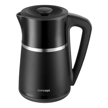 Concept RK3100 - Tehokas 1,7 l vedenkeitin lämpötilansäädöllä 2200W/230V musta