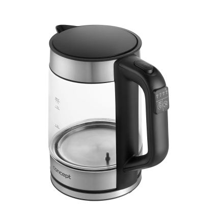 Concept RK4067 - Vedenkeitin lämpötilansäädöllä 1,7 l 2200W/230V ruostumaton teräs