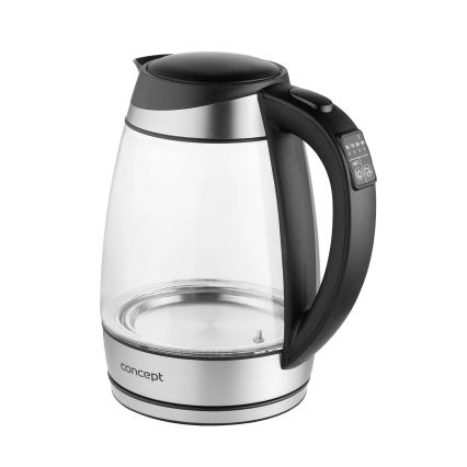 Concept RK4120 - Nopea vedenkeitin lämpötilansäädöllä 1,7 l 2200W/230V ruostumaton teräs