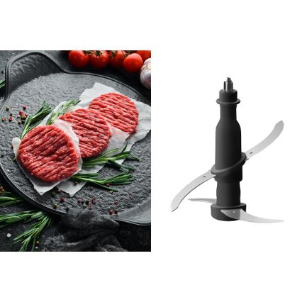 Concept RM3300 - Keittiörobotti raastimella 1000W/230V musta/ruostumaton