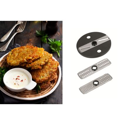 Concept RM3300 - Keittiörobotti raastimella 1000W/230V musta/ruostumaton