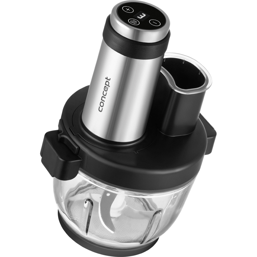 Concept RM3300 - Keittiörobotti raastimella 1000W/230V musta/ruostumaton
