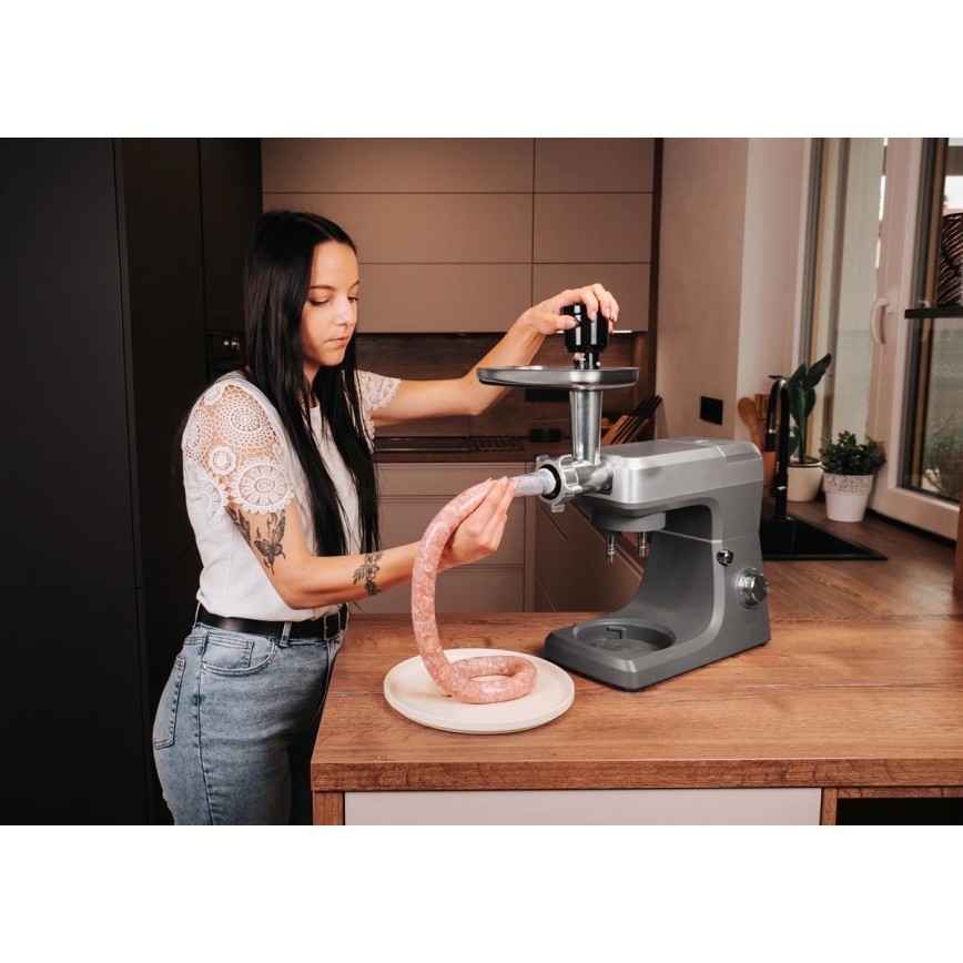 Concept RM6000 - Keittiön planetaarinen yleiskone DOUGH EXPERT 1900W/230V antrasiitti/ruostumaton teräs