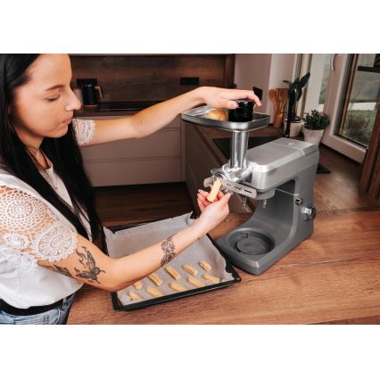 Concept RM6000 - Keittiön planetaarinen yleiskone DOUGH EXPERT 1900W/230V antrasiitti/ruostumaton teräs