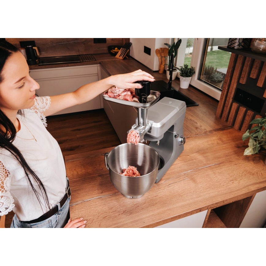 Concept RM6000 - Keittiön planetaarinen yleiskone DOUGH EXPERT 1900W/230V antrasiitti/ruostumaton teräs