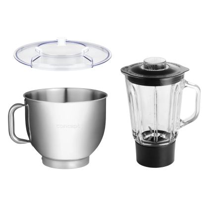 Concept RM6000 - Keittiön planetaarinen yleiskone DOUGH EXPERT 1900W/230V antrasiitti/ruostumaton teräs