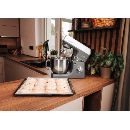 Concept RM6010 - Keittiön planetaarinen yleiskone DOUGH EXPERT 1900W/230V antrasiitti/ruostumaton teräs
