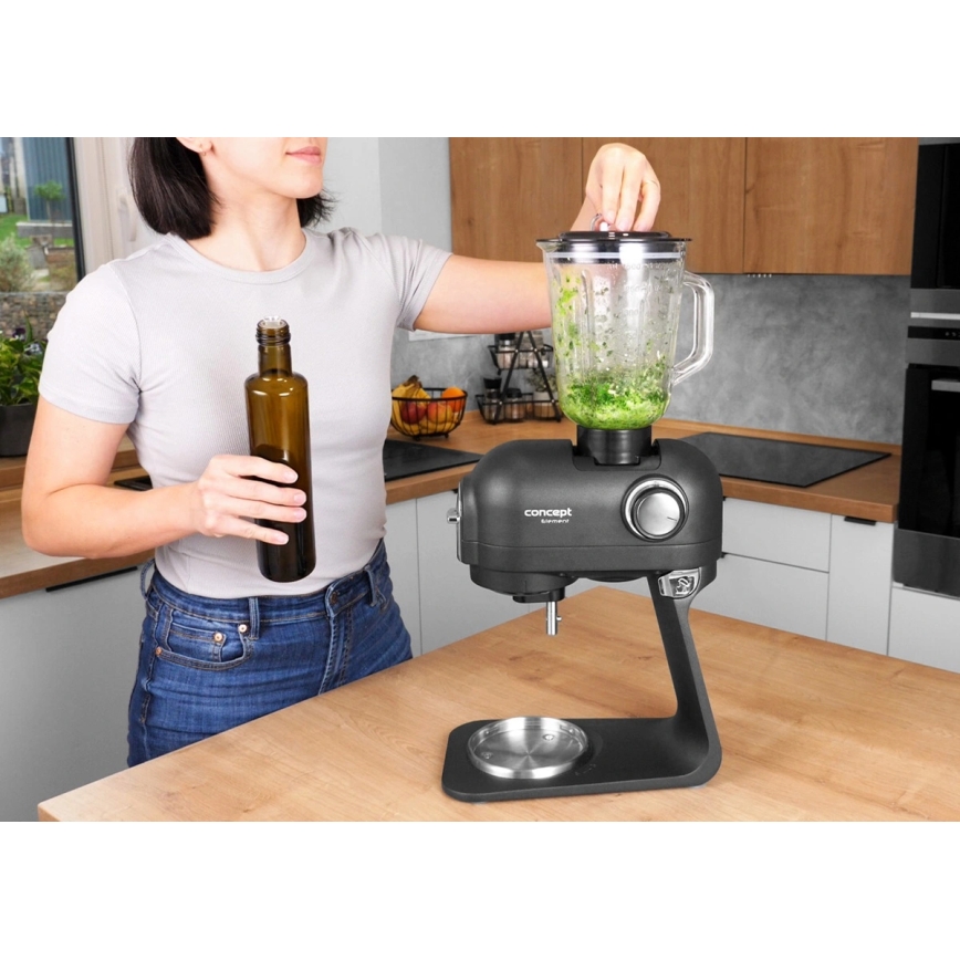 Concept RM8000 - yleiskone ruostumattomalla teräskulholla 1200W/230V musta