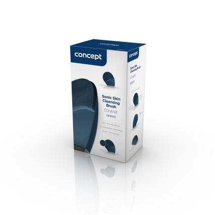 Concept SK9100 - SONIVIBE kasvojen puhdistusharja 2W/5V 250 mAh IPX7 sininen
