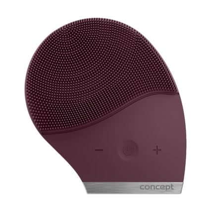 Concept SK9101 - Kasvojen puhdistusharja SONIVIBE 2W/5V 250 mAh IPX7 punainen