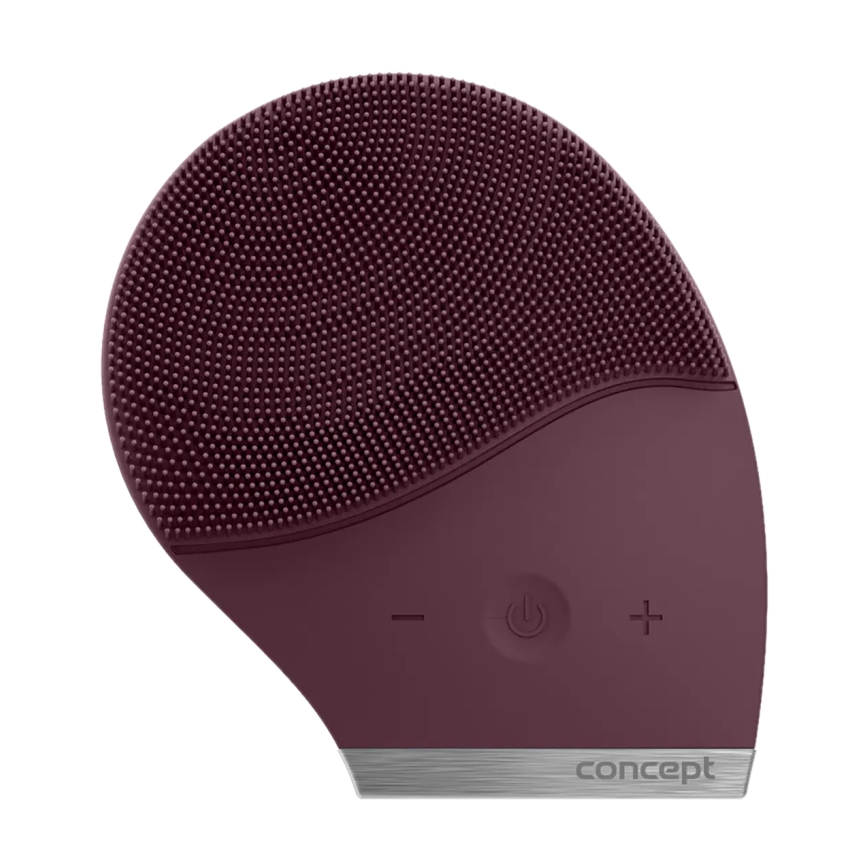 Concept SK9101 - Kasvojen puhdistusharja SONIVIBE 2W/5V 250 mAh IPX7 punainen