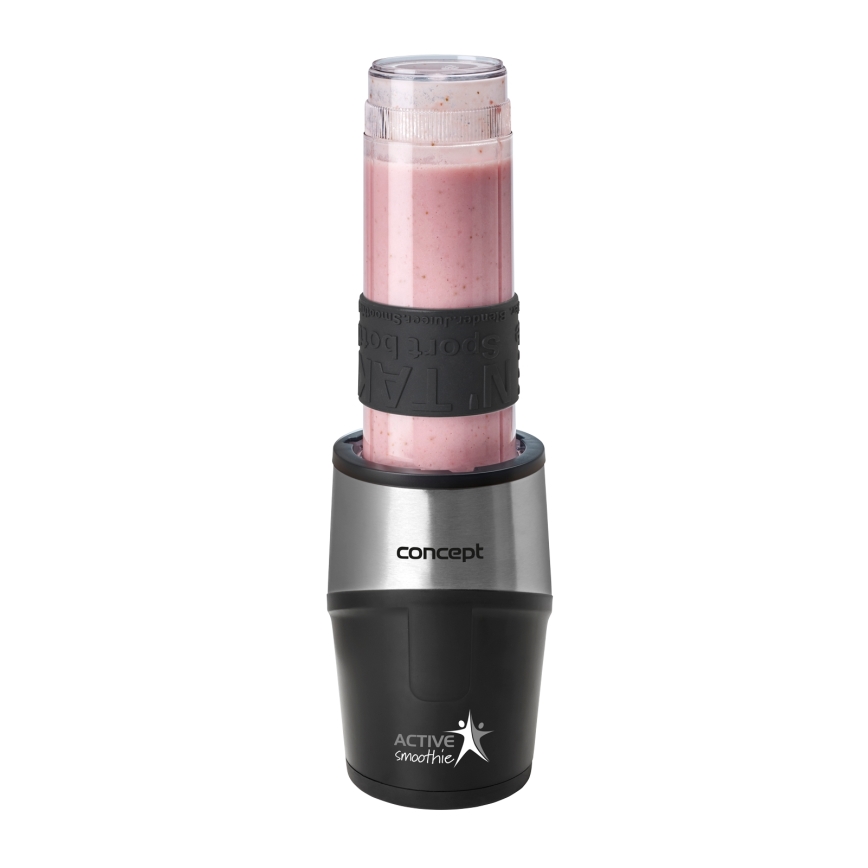 Concept SM3385 - Smoothie blenderi lisävarusteiden kanssa ACTIVE SMOOTHIE 500W/230V musta