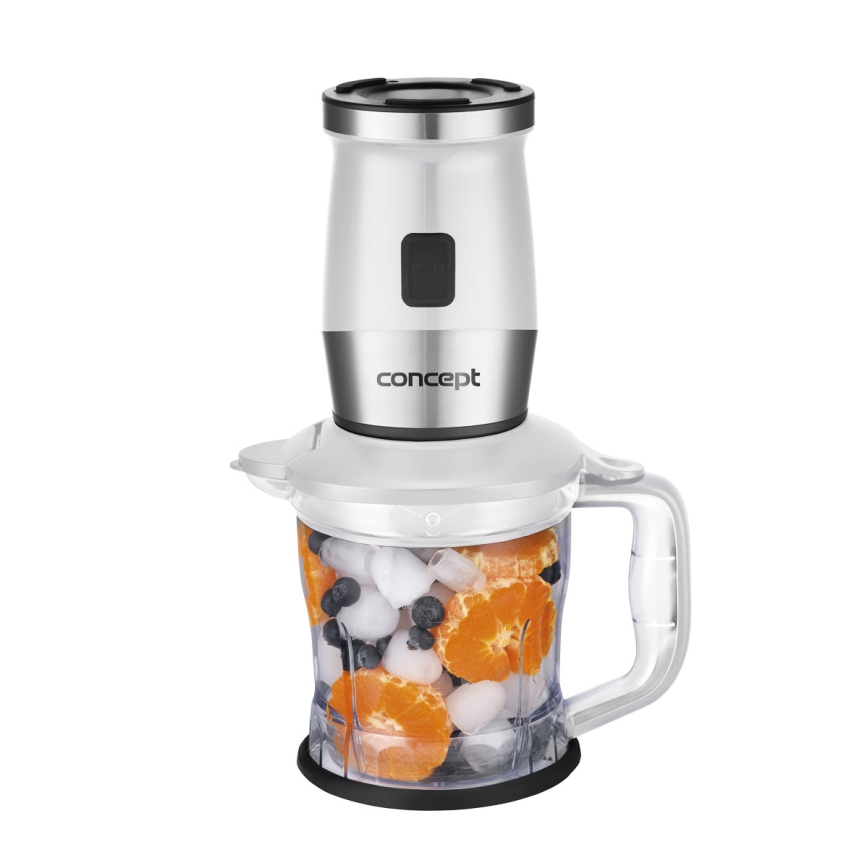 Concept SM3391 - Smoothie blenderi lisävarusteiden kanssa 700W/230V valkoinen