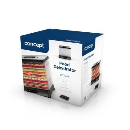 Concept SO2042 - Elintarvikekuivain 500W/230V musta + silikonivuoka