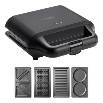 Concept SV3055 - Voileipägrilli 4in1 700W/230V musta