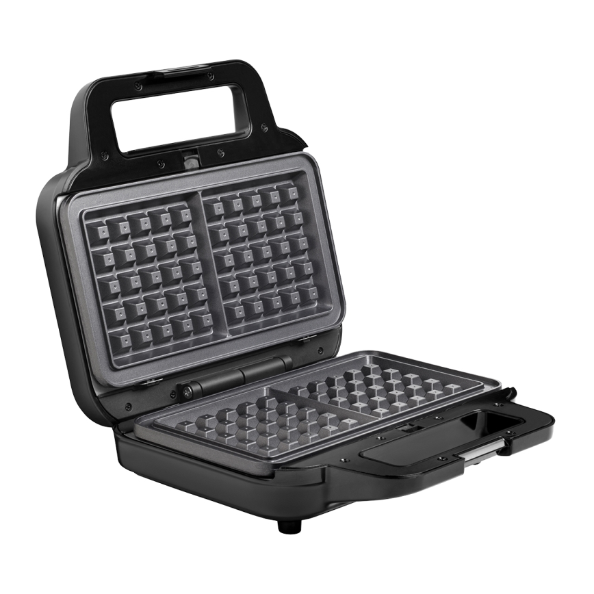 Concept SV3070 - XXL 4-in-1 leivänpaahdin 900W/230V musta/ruostumaton teräs