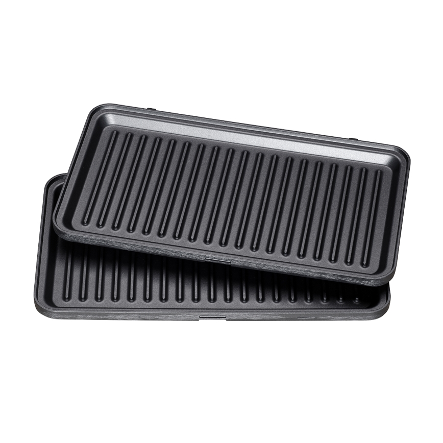 Concept SV3070 - XXL 4-in-1 leivänpaahdin 900W/230V musta/ruostumaton teräs