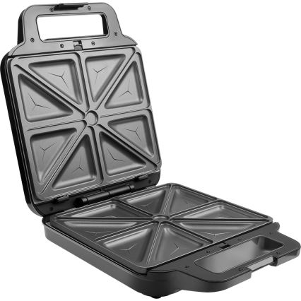 Concept SV3080 - Leivänpaahdin FAMILY 3-in-1 1200W/230V musta/ruostumaton teräs