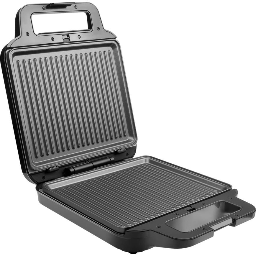 Concept SV3080 - Leivänpaahdin FAMILY 3-in-1 1200W/230V musta/ruostumaton teräs