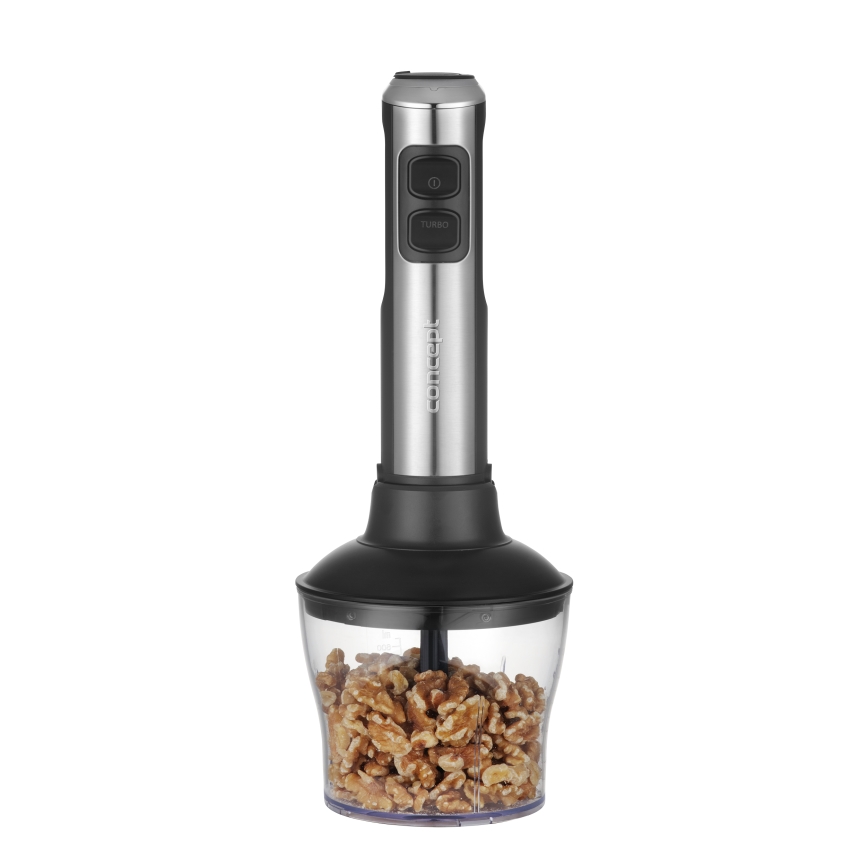 Concept TM5510 - Sauvasekoitin lisävarusteiden kanssa 1500W/230V musta/ruostumaton