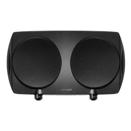 Concept VE3060 - Kaksilevyinen keittolevy 2500W/230V musta
