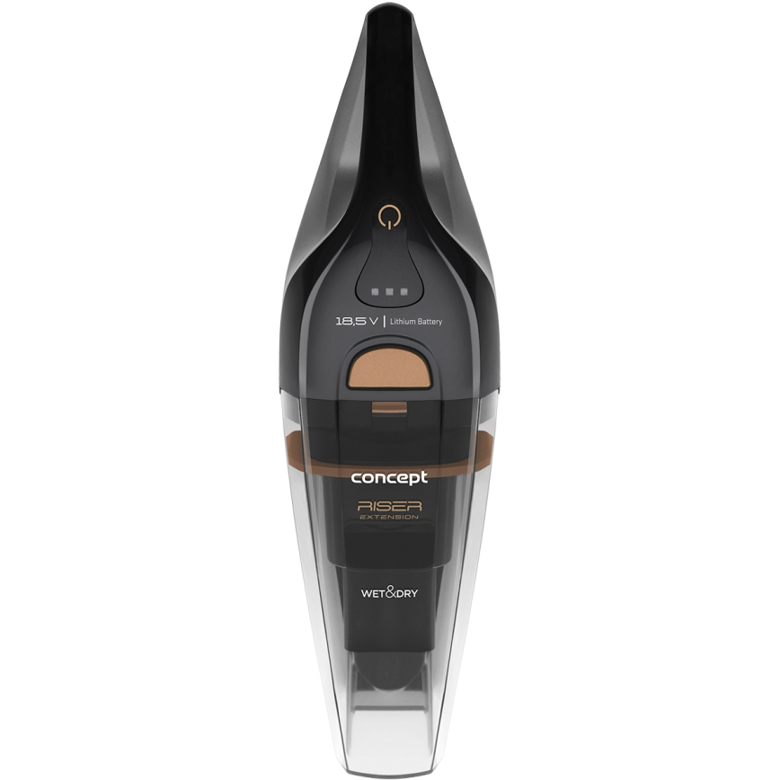 Concept VP4353 - Käsipölynimuri WET & DRY RISER EXTENSION 110W/18,5V 2200 mAh musta