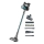 Concept VP6045 - 2-in-1 sauva- ja käsipölynimuri ICONIC SUCTION PRO 450W/29,6V 2500 mAh sininen