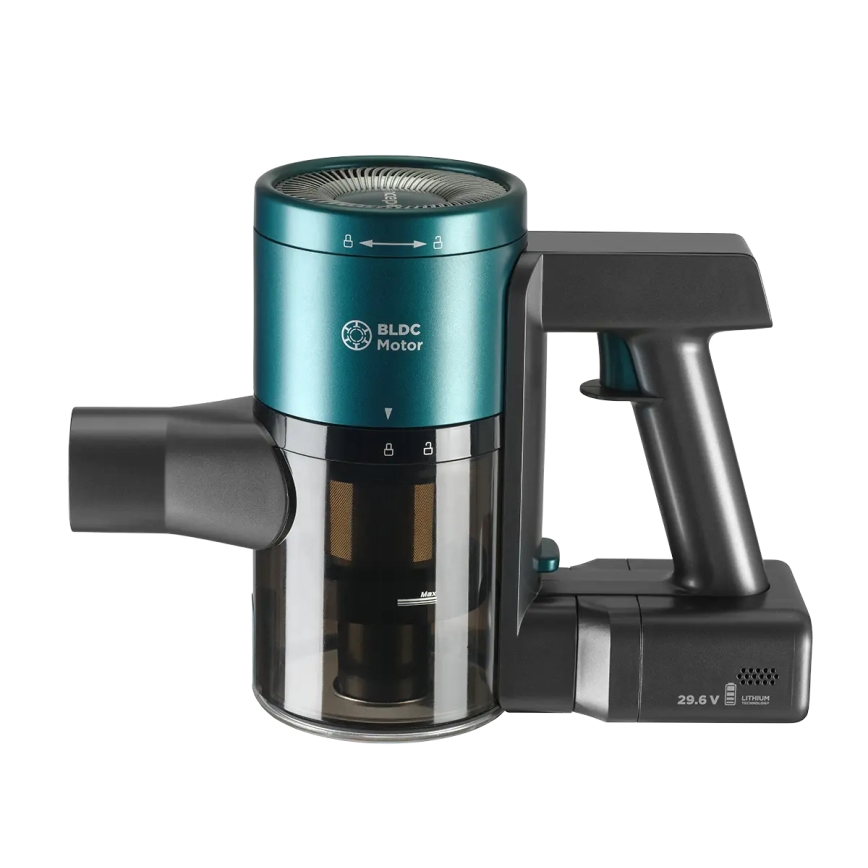 Concept VP6045 - 2-in-1 sauva- ja käsipölynimuri ICONIC SUCTION PRO 450W/29,6V 2500 mAh sininen
