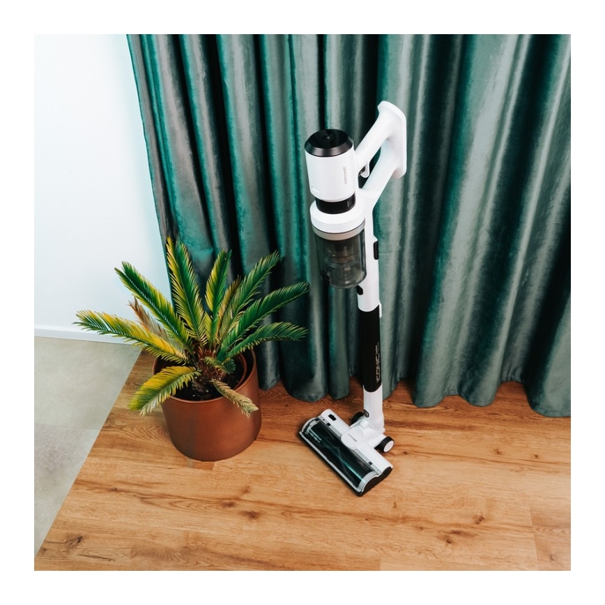 Concept VP6125 - 2-in-1 ICONIC Comfort Telescope sauva- ja käsipölynimuri 400W/29,6V 2000 mAh valkoinen