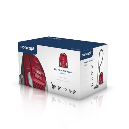 Concept VP8224 - Pussi-imuri REFRESH CAR&PET 3,5 l 700W/230V punainen