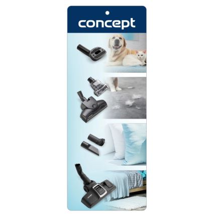 Concept VP8291 - Pussillinen pölynimuri PERFECT CLEAN PET EXPERT 700W/230V valkoinen