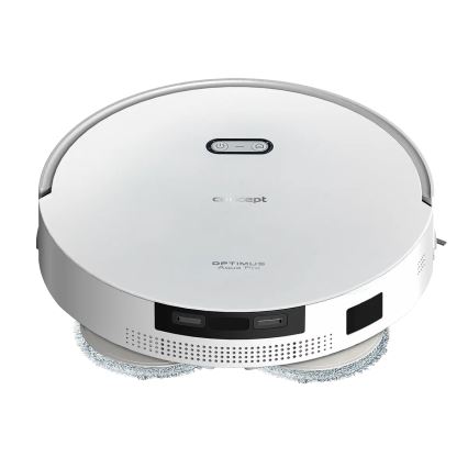Concept VR4050 - Älykäs 2-in-1 robotti-imuri ja moppi OPTIMUS AQUA PRO LASER 3D 600W/230V 5200 mAh Wi-Fi valkoinen