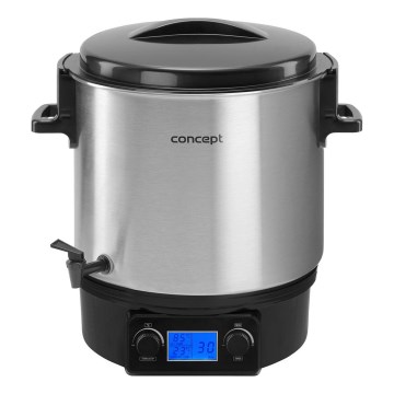 Concept ZH0040 - Säilytyskattila 27 l 2000W/230V ruostumaton/musta